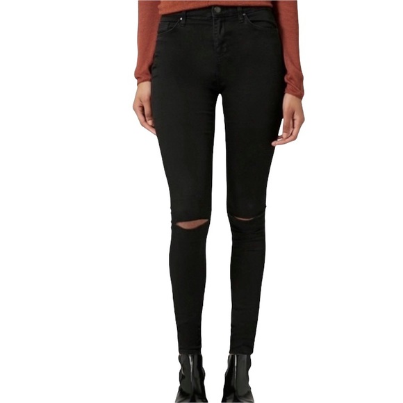 Topshop Denim - Topshop Leigh Distressed Skinny Jeans